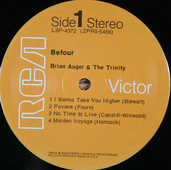 Befour - Auger, Brian & The Trinity