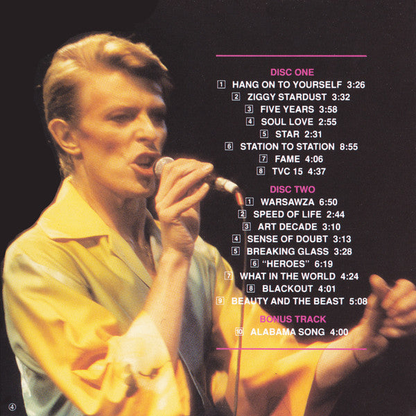 Stage - Bowie, David