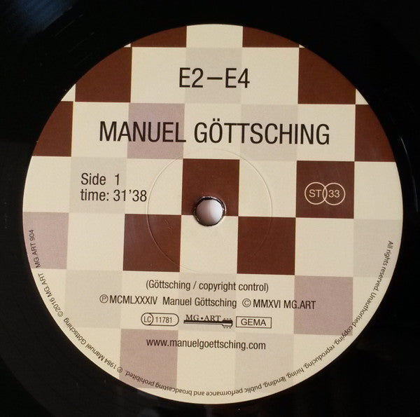 E2-E4 (35th Anniversary Edition) - Gottsching, Manuel