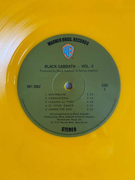 Vol. 4 [180 Gram Limited Edition Vinyl] - Black Sabbath