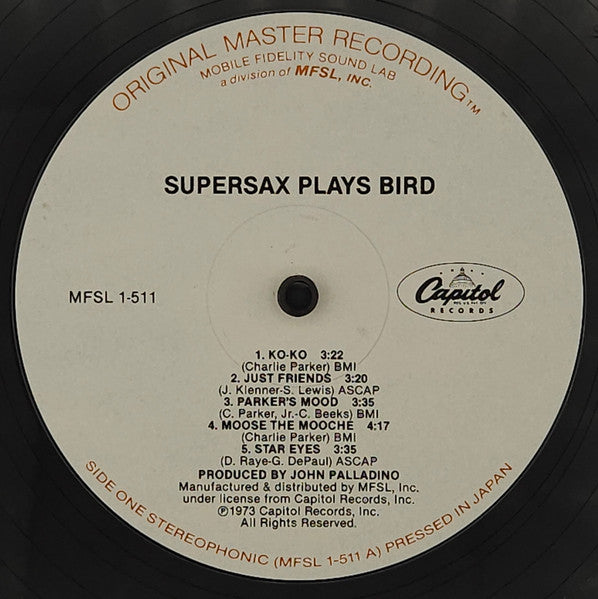 Supersax Plays Bird - Supersax