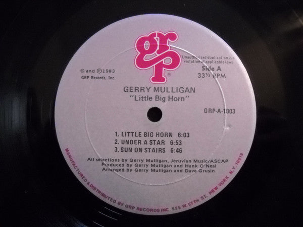 Little Big Horn - Mulligan, Gerry