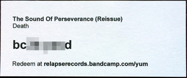 The Sound Of Perseverance - Death