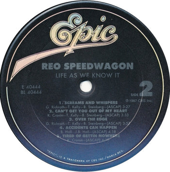 Life As We Know It  - Reo Speedwagon
