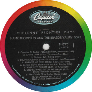 Cheyenne Frontier Days - Thompson, Hank and His Brazos Valley Boys
