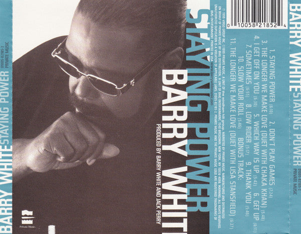 Staying Power - White, Barry