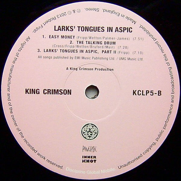 Larks' Tongues In Aspic - King Crimson