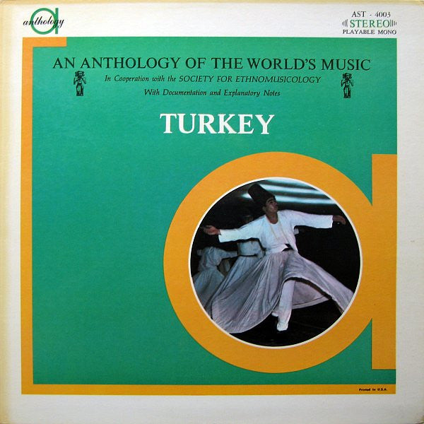 An Anthology Of The World's Music: Turkey - Various