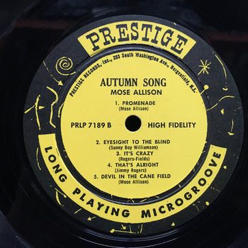 Autumn Song - Allison, Mose