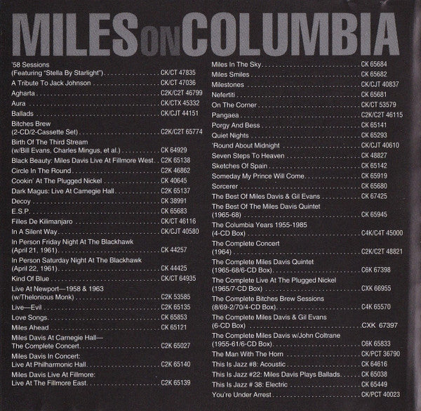 Kind Of Blue - Davis, Miles