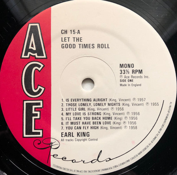 Let The Good Times Roll - King, Earl