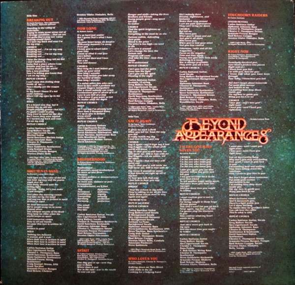 Beyond Appearances - Santana, Carlos