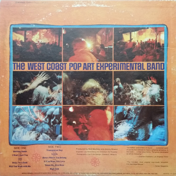 Part One - West Coast Pop Art Experimental Band