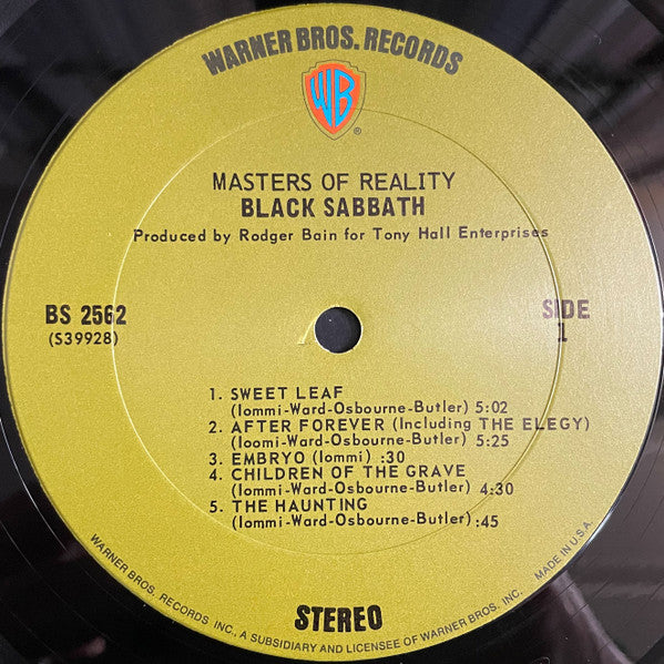 Master Of Reality - Black Sabbath