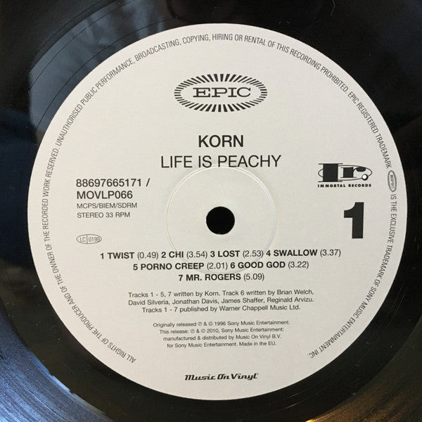 Life Is Peachy - Korn