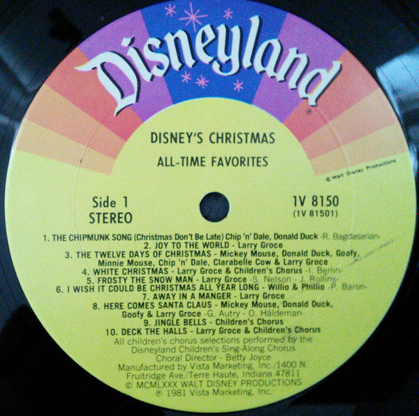 Disney's Christmas All-Time Favorites - Disneyland Children's Sing-Along Chorus