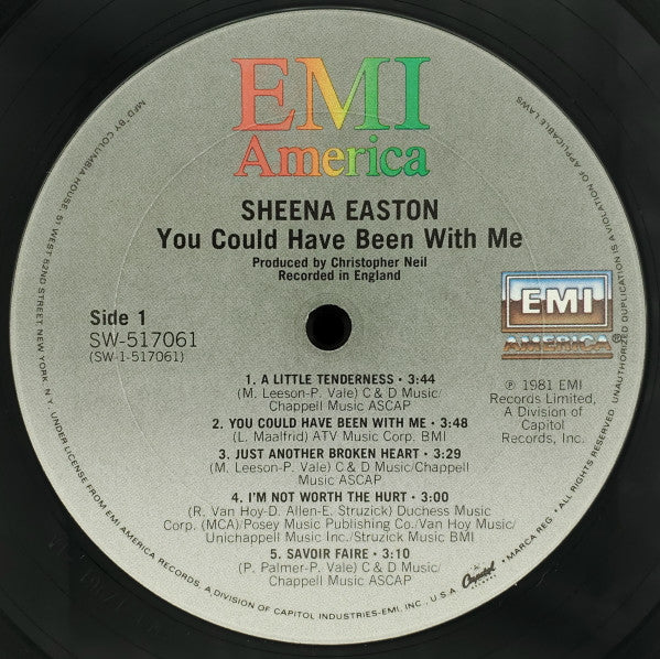 You Could Have Been With Me - Easton, Sheena
