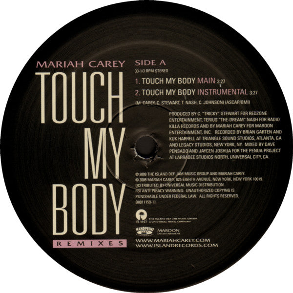 Touch My Body (Remixes) - Carey, Mariah