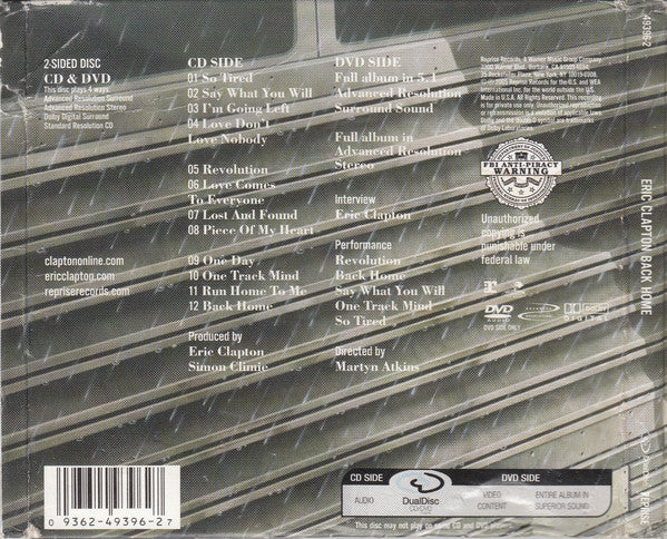 Back Home - Clapton, Eric