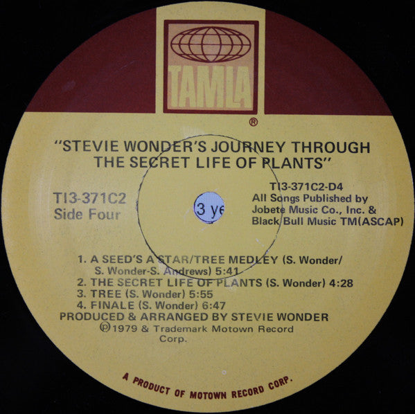 Journey Through The Secret Life Of Plants - Wonder, Stevie