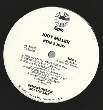 Here's Jody Miller - Miller, Jody
