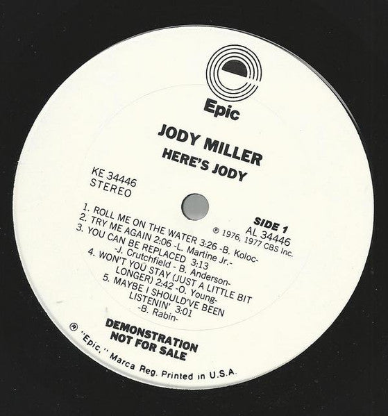 Here's Jody Miller - Miller, Jody