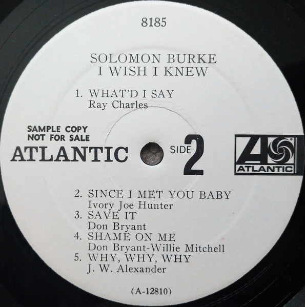 I Wish I Knew - Burke, Solomon