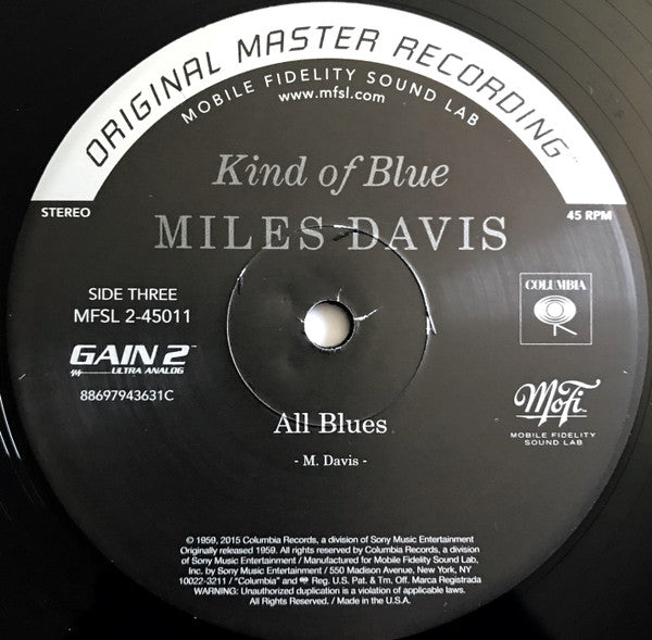 Kind Of Blue [Limited Edition] [180 Gram] - Davis Miles