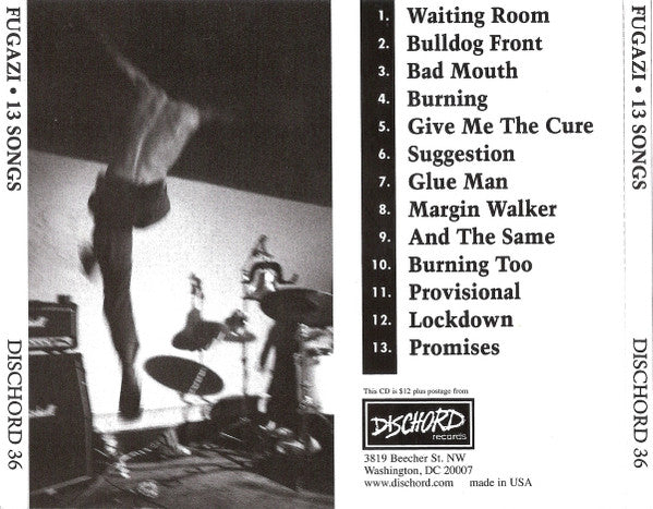 13 Songs - Fugazi