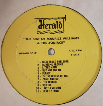 The Best Of Maurice Williams & The Zodiacs - Williams, Maurice & The Zodiacs