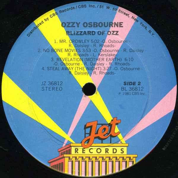 Blizzard Of Ozz - Osbourne, Ozzy