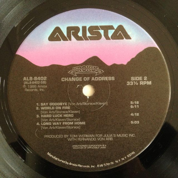 Change Of Address - Krokus