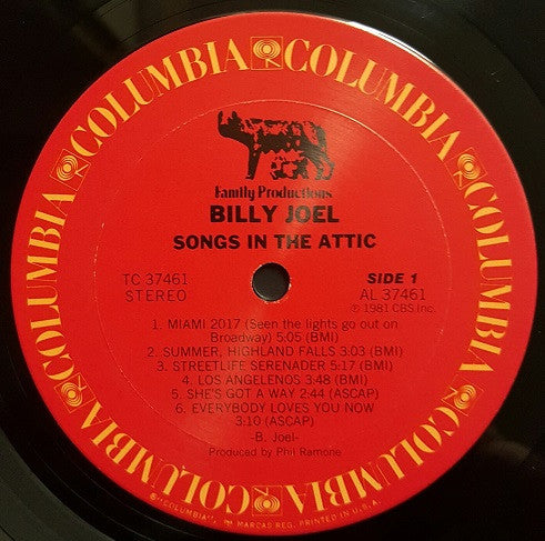 Songs In The Attic - Joel, Billy