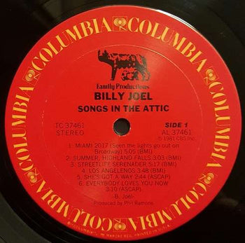 Songs In The Attic - Joel, Billy