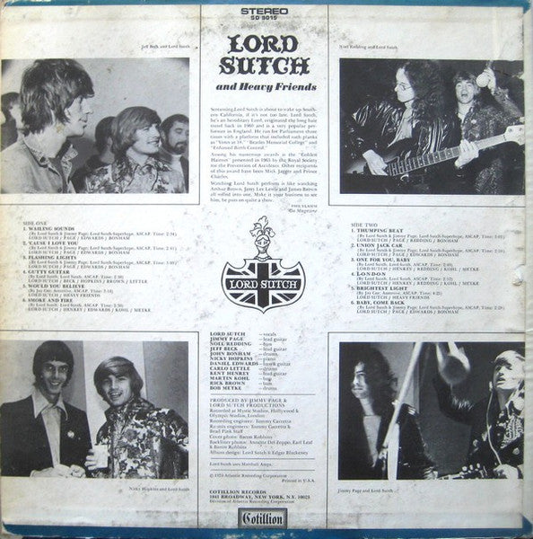 Lord Sutch And Heavy Friends - Lord Sutch And Heavy Friends