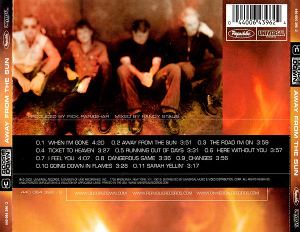 Away From The Sun - 3 Doors Down