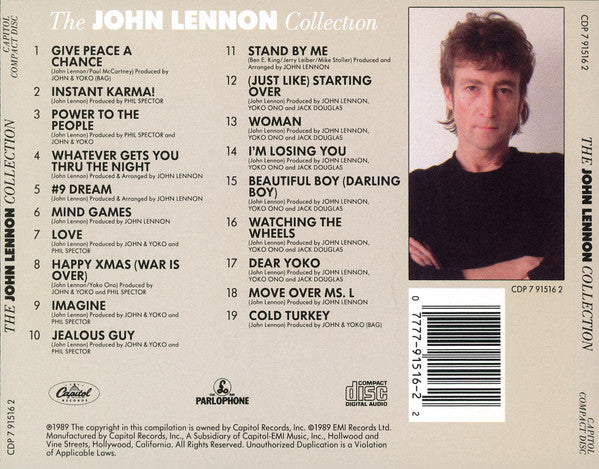 The John Lennon Collection - Lennon, John