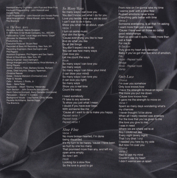 So Many Ways - Braxtons