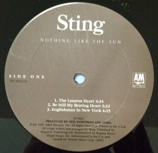 ...Nothing Like The Sun - Sting