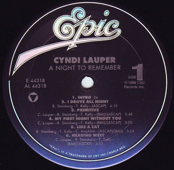 A Night To Remember - Lauper, Cyndi