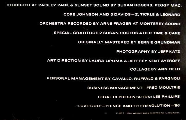 Parade - Prince And The Revolution