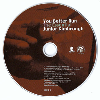 You Better Run The Essential - Kimbrough, Junior