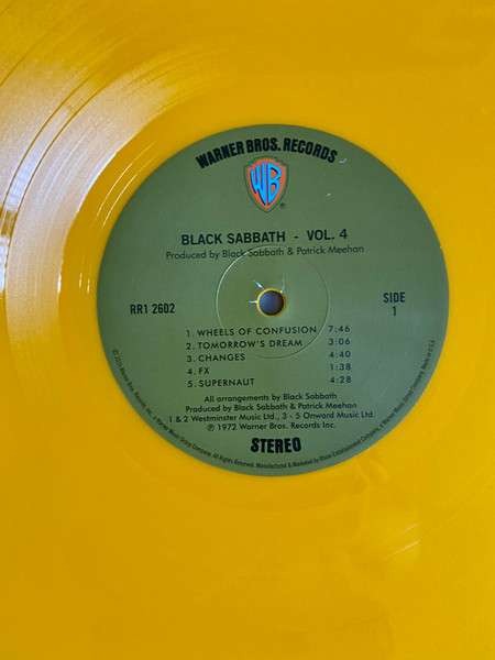 Vol. 4 [180 Gram Limited Edition Vinyl] - Black Sabbath