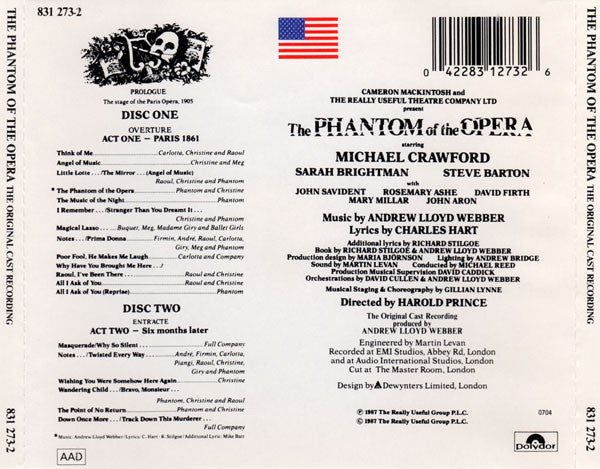 The Phantom Of The Opera - Various