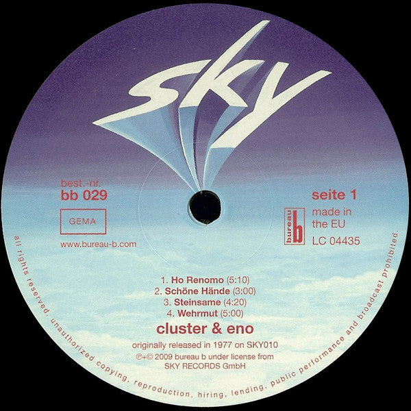 Cluster & Eno - Cluster & Eno