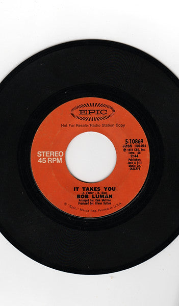 It Takes You  - Luman, Bob