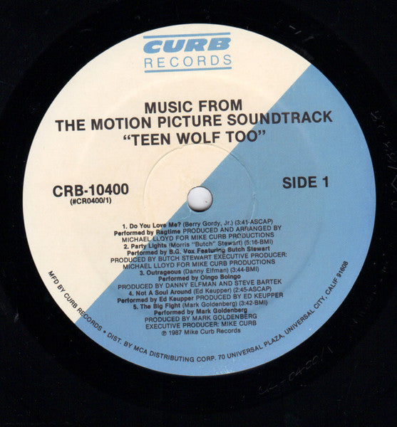 Teen Wolf Too (Music From The Motion Picture Sound - Various