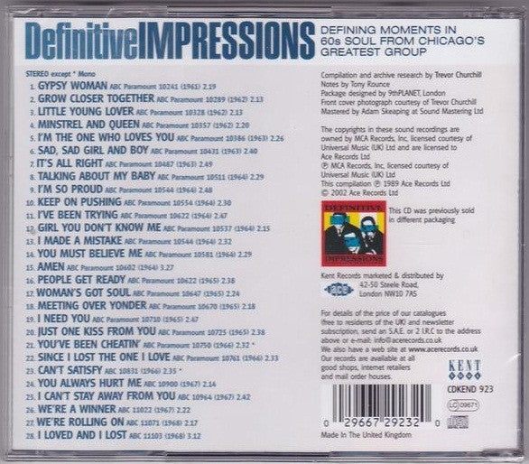 Definitive Impressions - Impressions, The