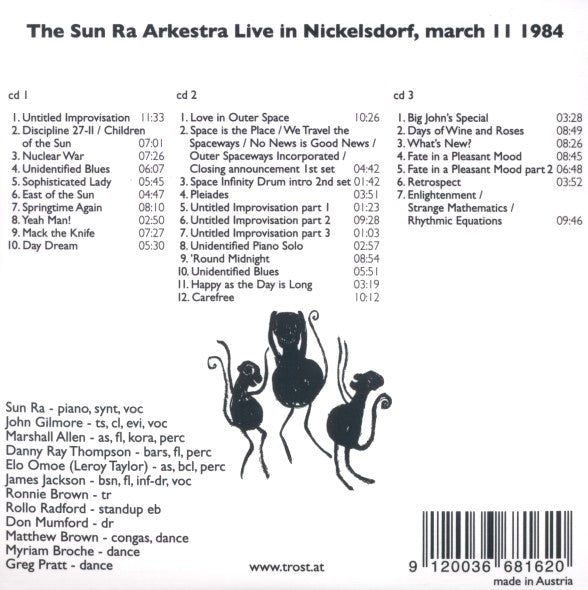 Live In Nickelsdorf 1984 - Sun Ra Arkestra, The