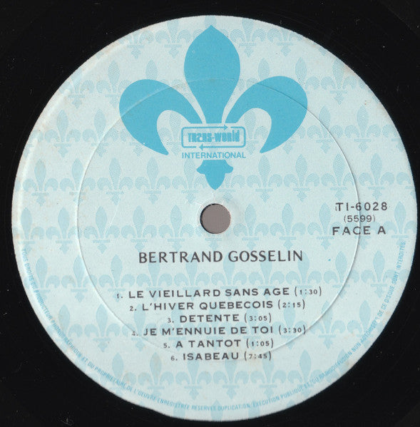 Bertrand Gosselin - Gosselin, Bertrand